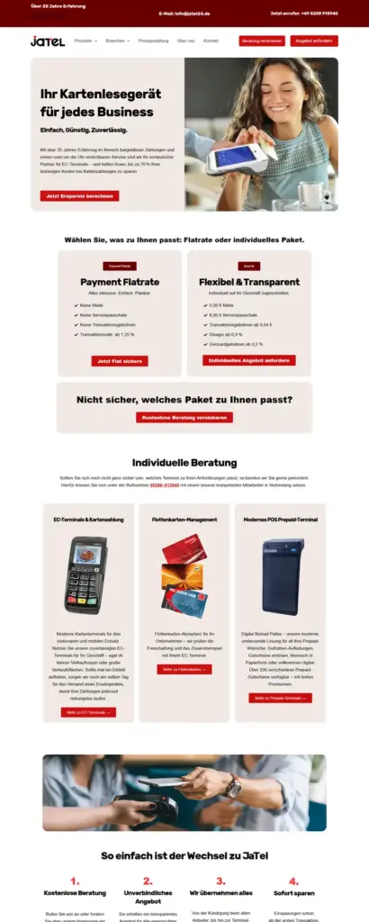 Startseite von Jatel